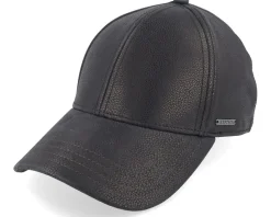 Baseball Cap Chevrette Cowhide Black Earflap Fitted - Stetson
