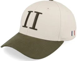 Baseball Cap Contrast Suede Ii Light Sand/Green - Les Deux