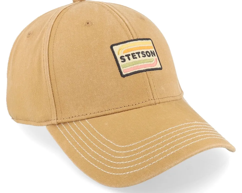 Baseball Cap Cotton Beige Adjustable - Stetson