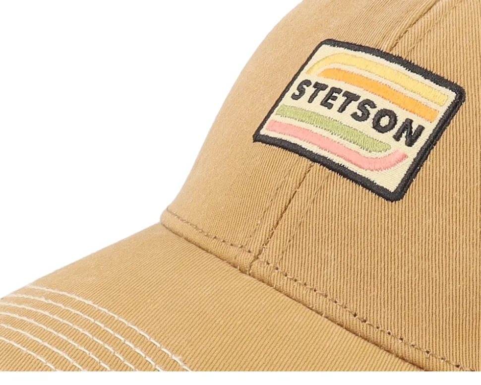 Baseball Cap Cotton Beige Adjustable - Stetson