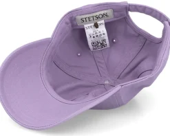 Baseball Cap Cotton Lilac Dad Cap - Stetson