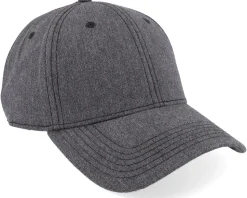 Baseball Cap Cotton Melange Anthracite Adjustable - Stetson