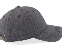 Baseball Cap Cotton Melange Anthracite Adjustable - Stetson