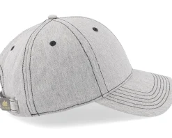 Baseball Cap Cotton Melange Grey Adjustable - Stetson