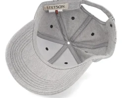 Baseball Cap Cotton Melange Grey Adjustable - Stetson