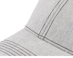 Baseball Cap Cotton Melange Grey Adjustable - Stetson