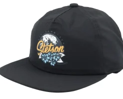 Baseball Cap Fast Dry Black Snapback - Stetson