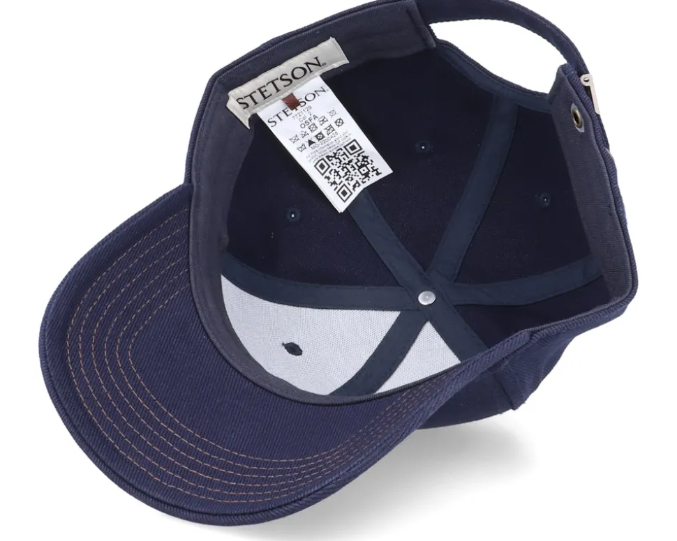 Baseball Cap Off The Beaten Path Navy Adjustable - Stetson