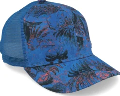 Baseball Cap Organic Linen Sustainable Blue Trucker - Stetson