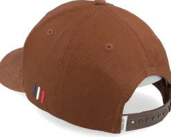 Baseball Cap Suede Ii Caramel Brown/Light Ivory Adjustable - Les Deux
