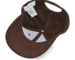 Baseball Cap Suede Ii Coffee Brown/Mustard Yellow Adjustable - Les Deux