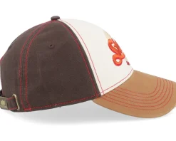 Baseball Cap Vintage Distressed Beige Leaves Adjustable - Stetson