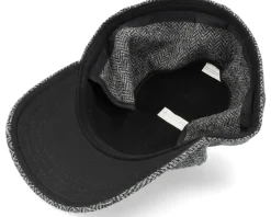 Baseball Cap Wool Black Ear Flap - Lierys