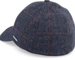 Baseball Cap Wool Ef Fischgrat Charcoal/Black Earflap - Stetson