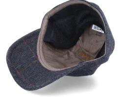Baseball Cap Wool Ef Fischgrat Charcoal/Black Earflap - Stetson