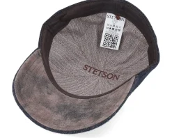 Baseball Cap Wool Herringbone Black Fitted - Stetson