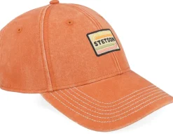Baseball Cotton Burned Orange Dad Cap - Stetson