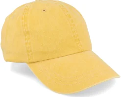 Baseball Dyed Cotton Twill Yellow Dad Cap - MJM Hats