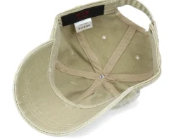 Baseball Dyed Cotton Twill Beige Dad Cap - MJM Hats