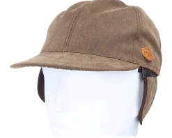 Baseball El W.P. Cotton Brown Ear Flap - MJM Hats