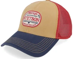 Baseball Vintage Ochre/Navy/Red Trucker - Stetson