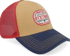Baseball Vintage Ochre/Navy/Red Trucker - Stetson