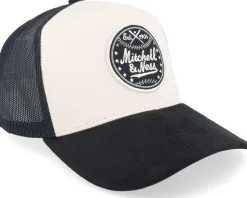 Baseball White/Black A-Frame Trucker - Mitchell & Ness