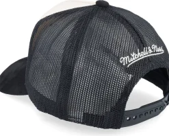 Baseball White/Black A-Frame Trucker - Mitchell & Ness
