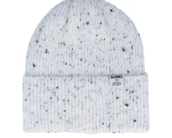 Basic Beanie Spotted Knit-Off White/Black Cuff - Djinns