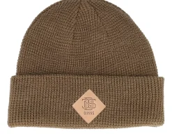 Basic Beanie Waffle Waffle Beige Cuff - Djinns