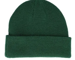 Basic Beanie Waffle Waffle Green Cuff - Djinns