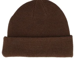 Basic Beanie Waffle Waffle Brown Cuff - Djinns