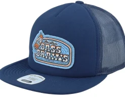 Bass Brains Boat High Profile Ha Washed Navy Trucker - Brixton