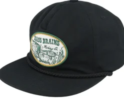 Bass Brains Swim Black Snapback - Brixton