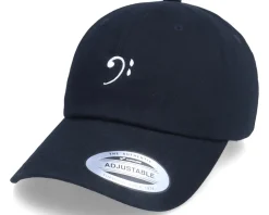Bass Clef Black Dad Cap - Abducted