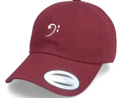 Bass Clef Maroon Dad Cap - Abducted