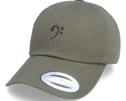 Bass Clef Olive Dad Cap - Abducted