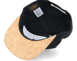 Bass Fish Patch Black/Cork Snapback - Skillfish