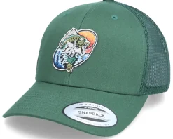 Bass Logo Patch Evergreen Trucker - Skillfish
