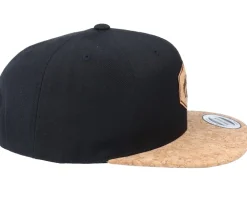 Bass Patch Black/Cork Snapback - Skillfish