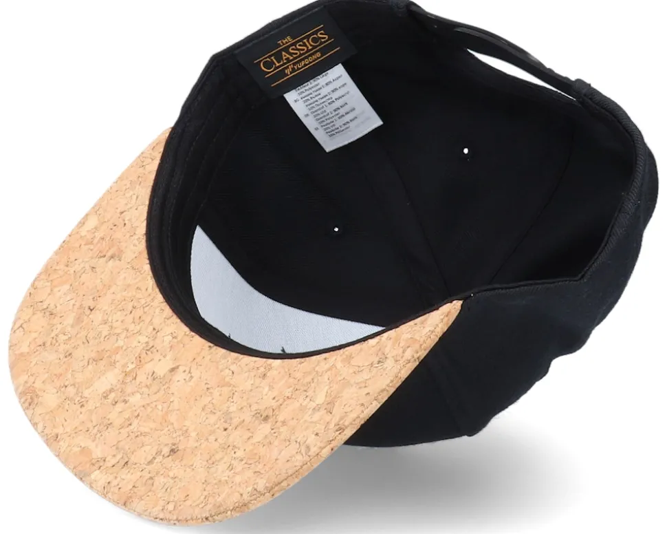 Bass Patch Black/Cork Snapback - Skillfish