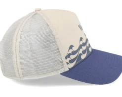 Bauhaus-Wave Sand/Navy Coastal Trucker - Coastal