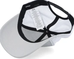 B1b High Definition Optics Patch Stone Gray/White Trucker - Oakley