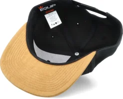 Bbq King Black/Tan Suede Snapback - Iconic