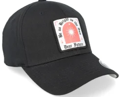 Be As Bright As The Sun Patch Black Flexfit - 4REAL