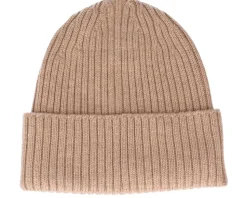 Beanie 100% Merino Wool Camel Cuff - MJM Hats