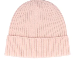 Beanie 100% Merino Wool Pink Cuff - MJM Hats