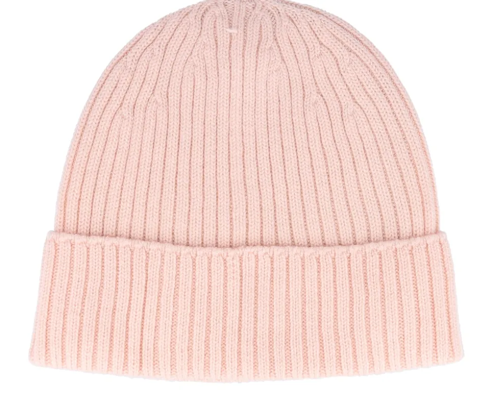 Beanie 100% Merino Wool Pink Cuff - MJM Hats