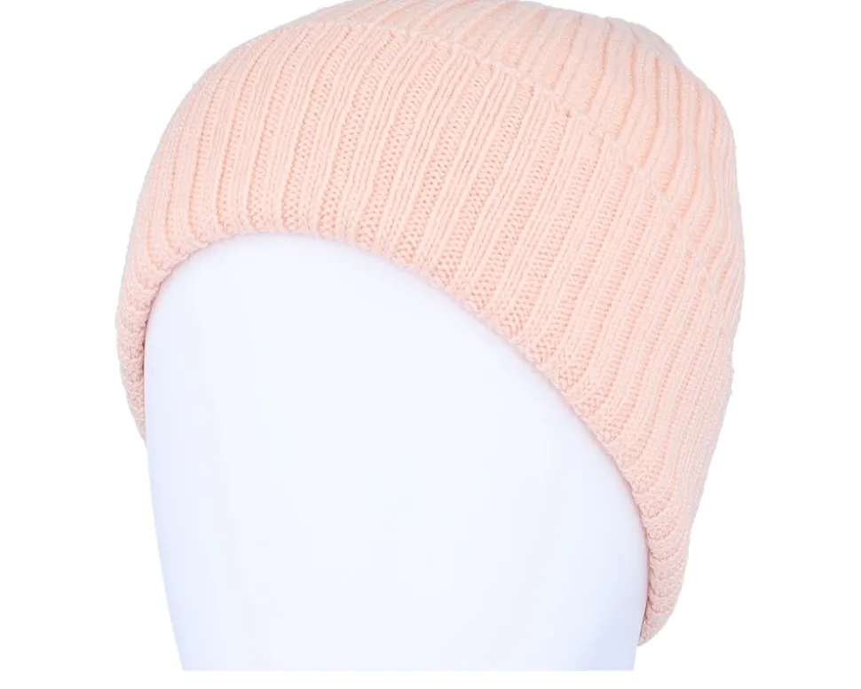 Beanie 100% Merino Wool Pink Cuff - MJM Hats
