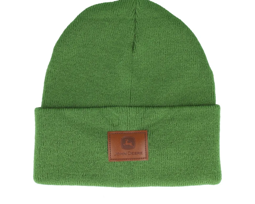 Beanie Coyote Brown Cuff - John Deere